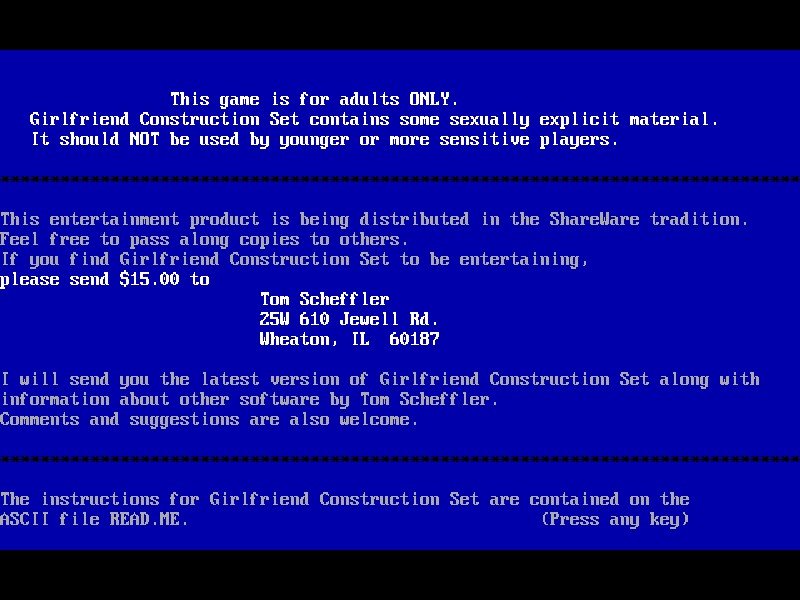 Girlfriend Construction Set